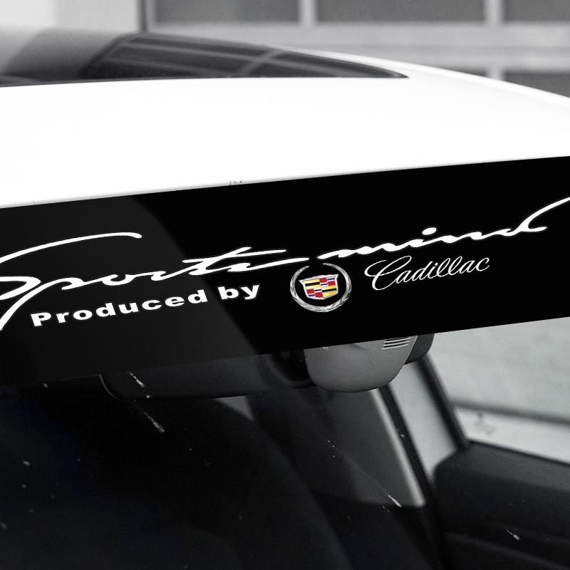 Samolepky na přední sklo auta Přední a zadní dekorativní samolepky pro Cadillac XT4 XT6 CTS DTS STS XTS ATS BLS SLS CT5