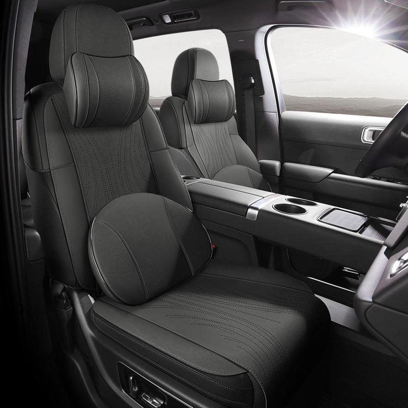 Universal Suede Car Seat Cushion: Ideal for L6-L9, Four Seasons, Semi-Enclosed Design