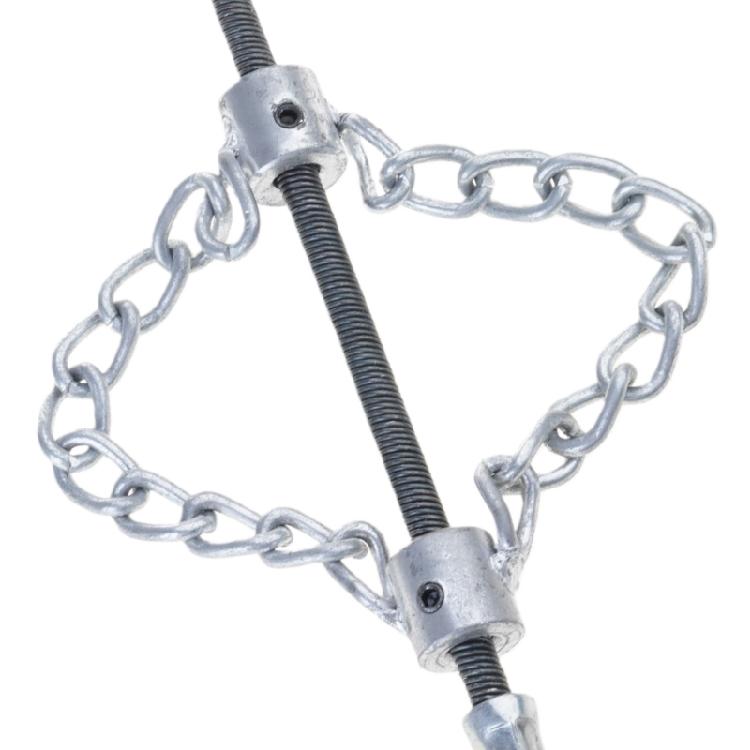 Professional Flexible Rod Sewer Cleaning Chain High Durability Metal Construction Efficient Pipe Descaling Equipment