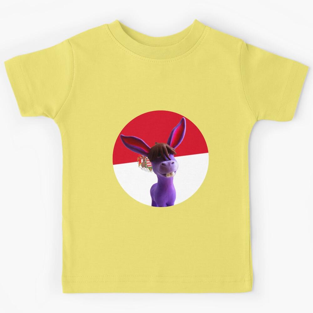 @aka_OkeyDonkey goes patriotic with Monte Carlo flag 2 Kids T-Shirt 130