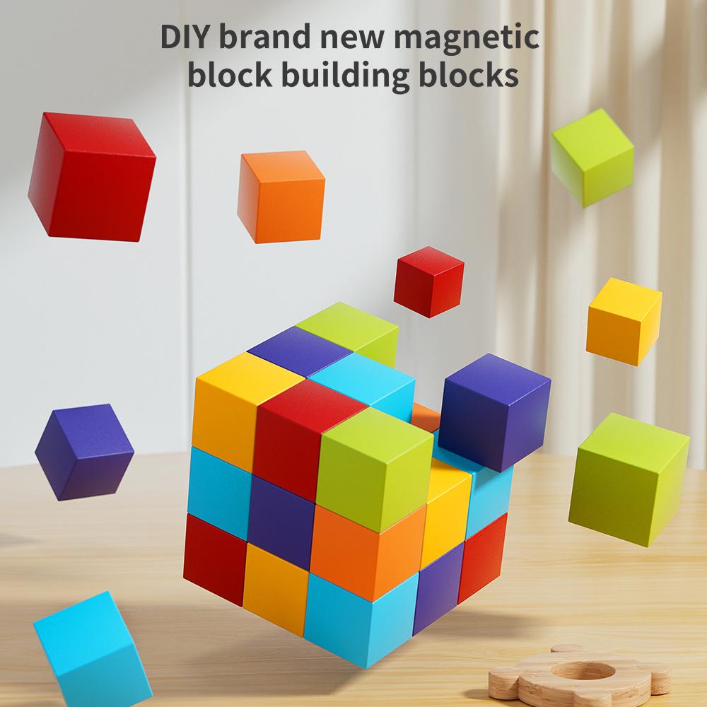 Magnetic Building Blocks: Children's Educational Cube Toy Set