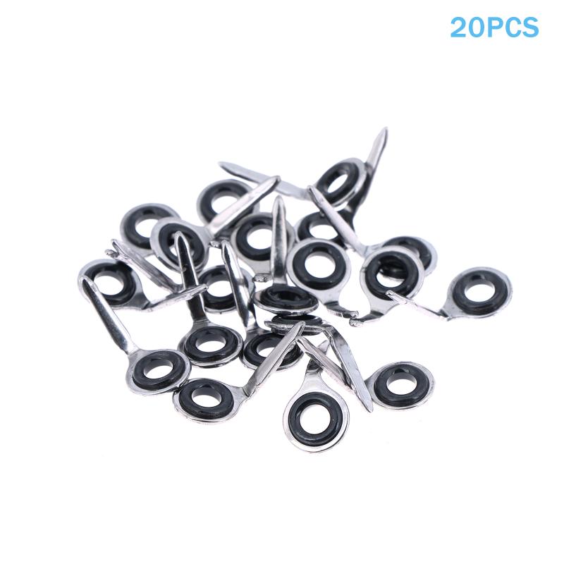 Non Ceramic Ring 20PCS MKG 1.0S 1.5S 2.0S 3.0S for Model Fishing Rod Mini Repair Guides.