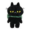 Black Cat Plush Standing JitoMe-chan Toy, Ver., Black, 995-JTMCT
