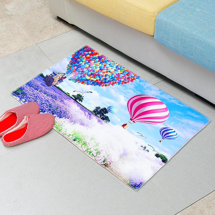 

Домашний коврик для двери с мультяшным рисунком 3D-ковёр 3D-принт ковер для дома в ванной комнате противоскользящий коврик для двери 40*60cm