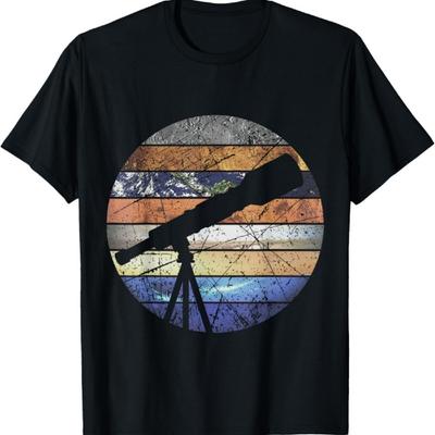 Camiseta de Telescopio de Astronomía del Sistema Solar de Todos los Planetas