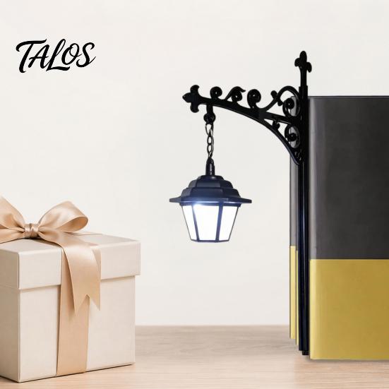 Indoor Accent Lighting Vintage Bookshelf Light, LED Reading Lamp for Bookcase, Metal Retro Lamp, Compact Light Bookcase Decorative Desk Book Lovers &