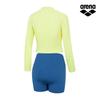 Alena Alice Leisure Zip-Up Rash Guard Set A4Bl1Ps04Yel