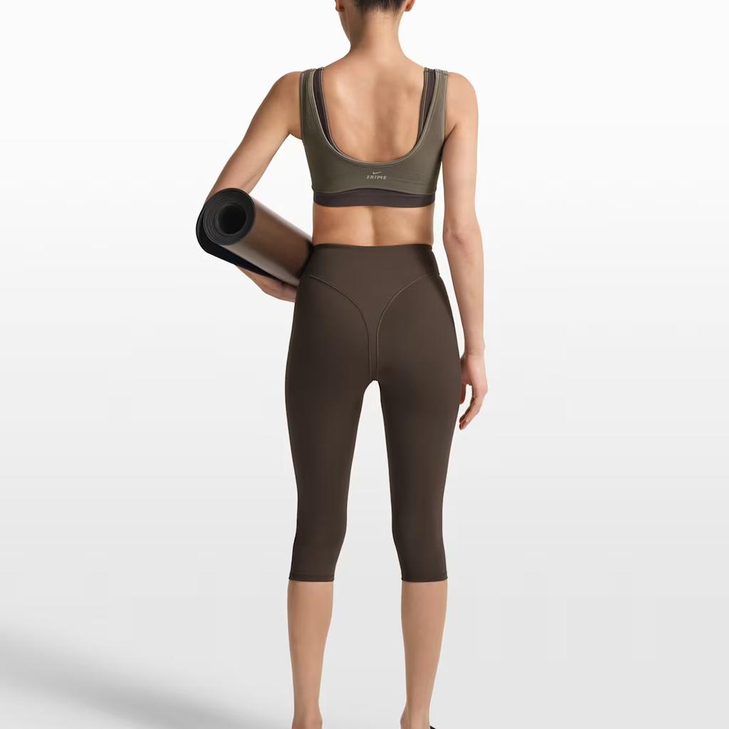 Nike X Skims Ribbed Seamless Comfortable Stretch Lightweight Solid Sports Bra Women Underwear BABRA9712W-DOD