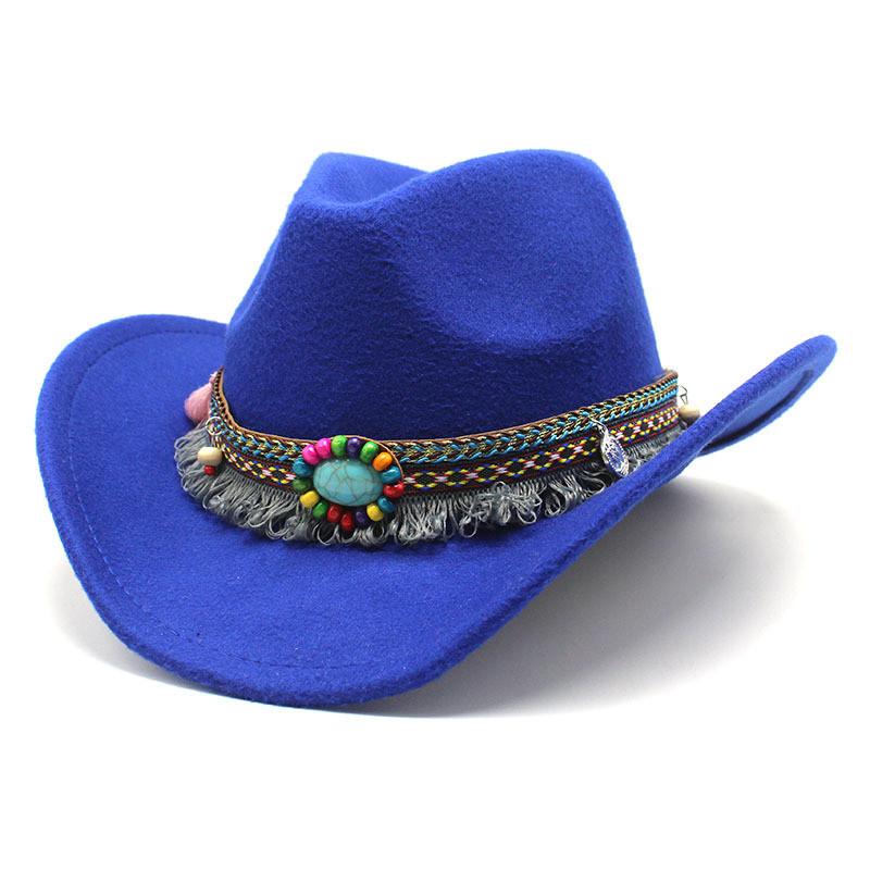 Western Cowboy Hat With Sun Protection For Men Women Bohemian Style