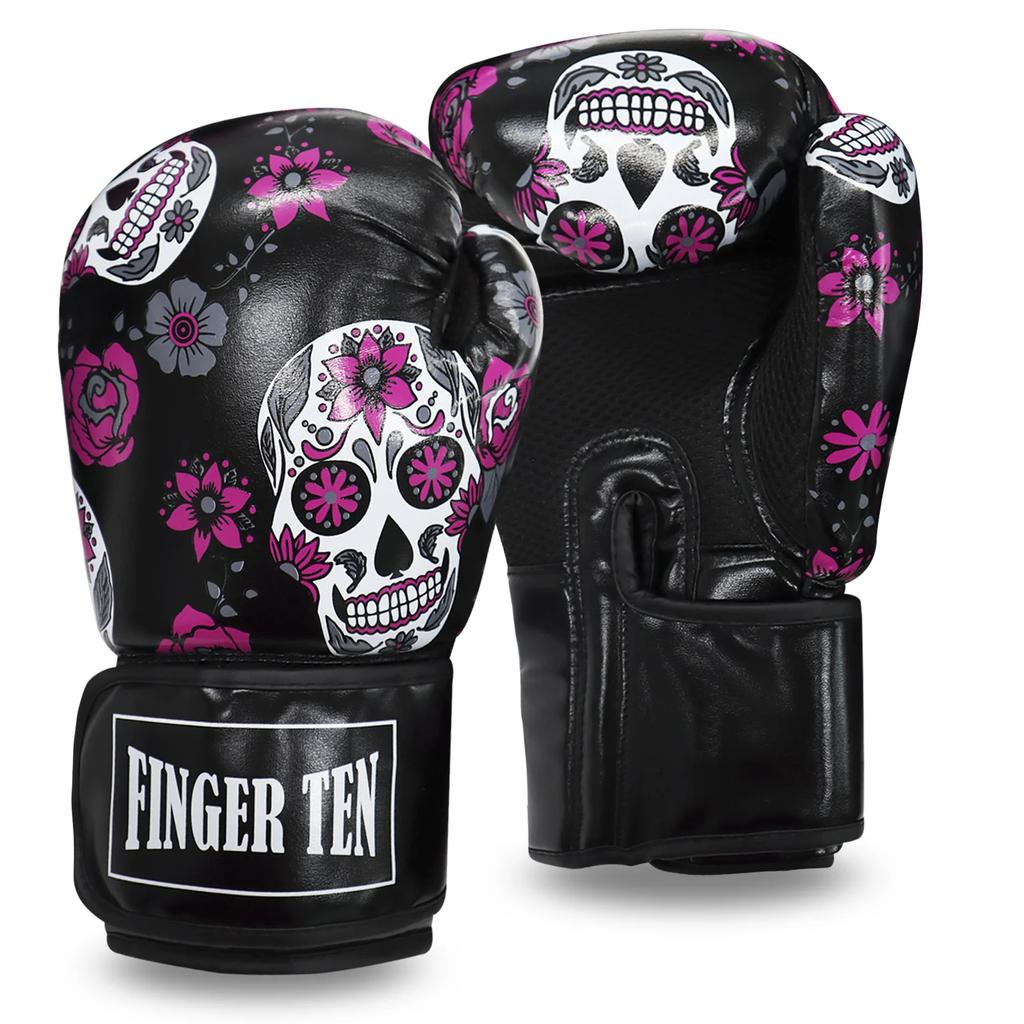 Boxing Gloves Adults Women Kickboxing MMA Sanda Gloves Training Exercise Leather Gloves Sports Protection Mitts Drop Shipping
