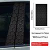 2x For Honeycomb Auto B-Pillar Waterproof Decal Diy 50X25cm Auto Door Post Sticker Exterior Accessories