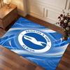 Brighton & Hove Albion Football Print Crystal Velvet Rug, Comfortable Water Absorbent Non Slip Indoor Floor Carpet