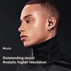 Transparent In-Ear Wired Earphone Subwoofer Stereo Bass Earbuds Sport Headset With Mic AVE