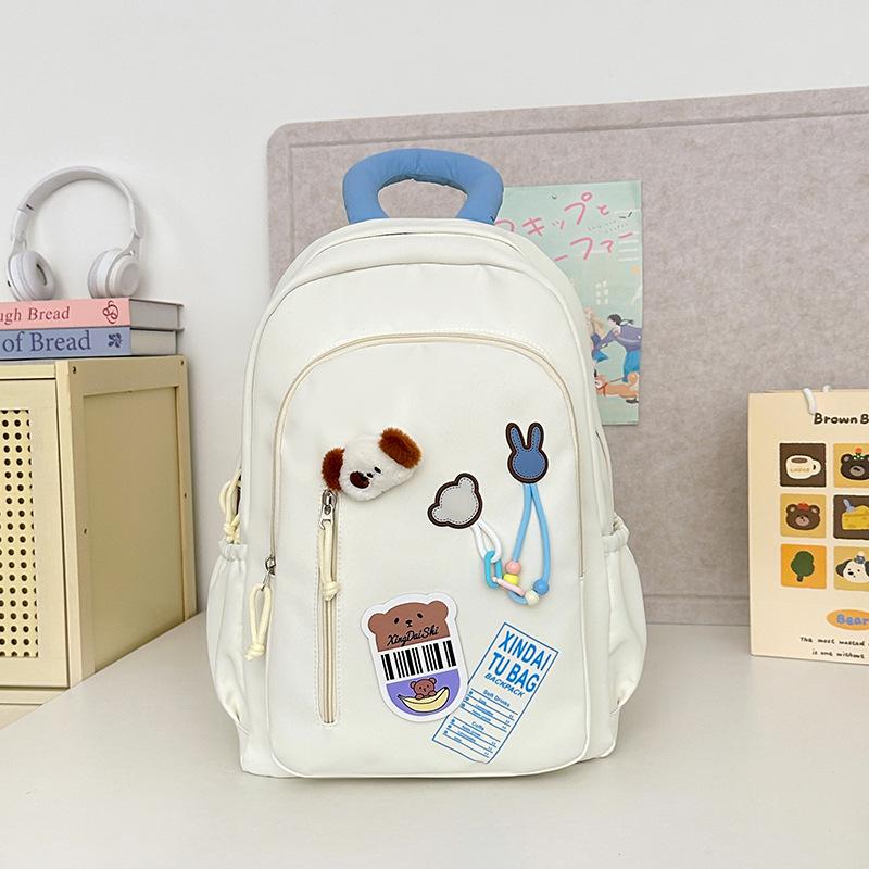 New high-value, fresh, sweet and cute cartoon backpack, middle school student level 1-3 student backpack