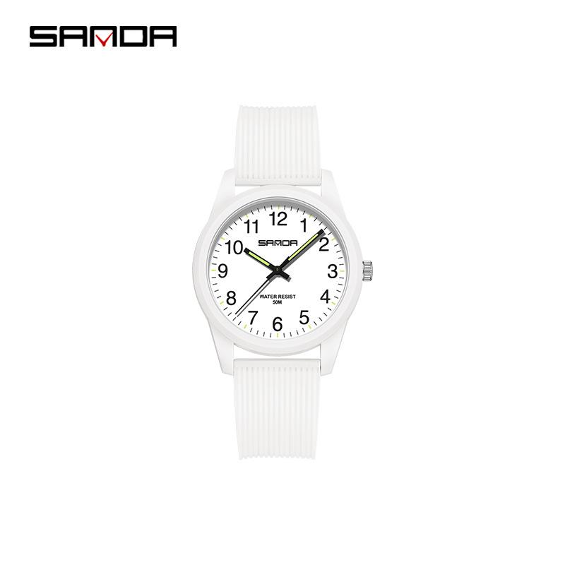 Sanda Creative Calendar Wristwatch for Students – Versatile Fashion Dial for Men & Women