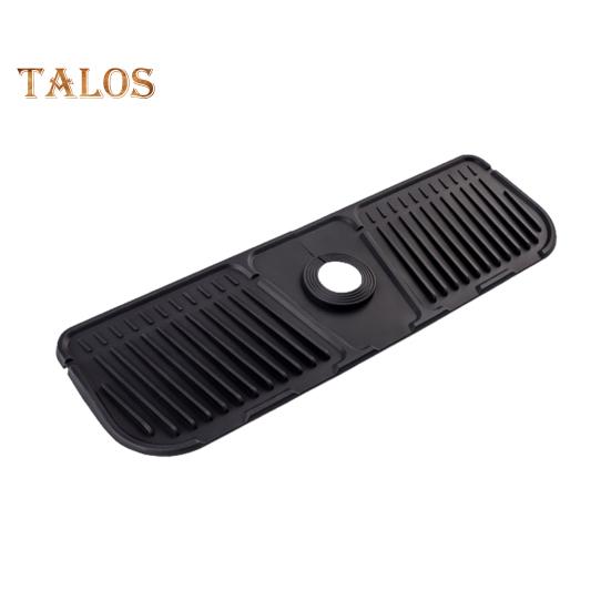 Silicone Faucet Mat Wrap Around Design Faucet Sink Splash Guard Dry Drying Pad for Kitchen Bathroom Counter Foldable Draining Tray Multipurpose Sink