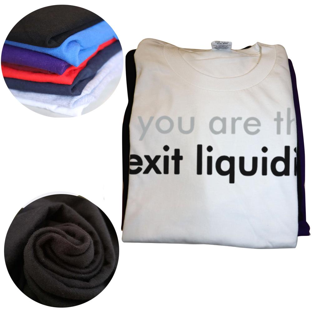 You Are The Exit Liquidity T Shirt Funny Finance Humor Geek Gift Short Sleeve 100% Cotton Casual Unisex T-shirts EU Size