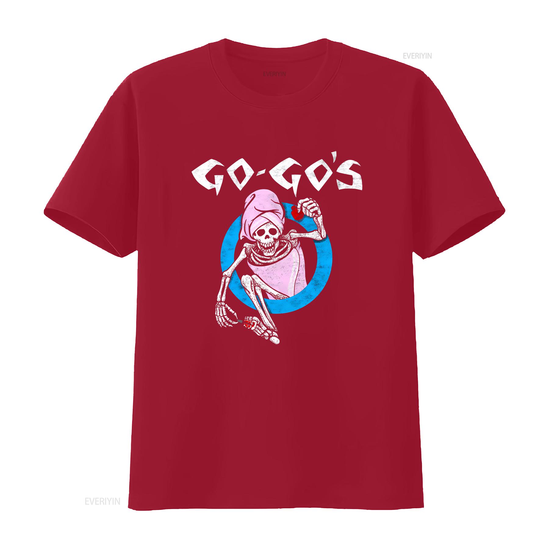 

Retro Germ Germs The Go Gos band T Shirt Funny Black S 5XL PB6921 vintage Washed graphic Casual Comfortable Unisex fashion S