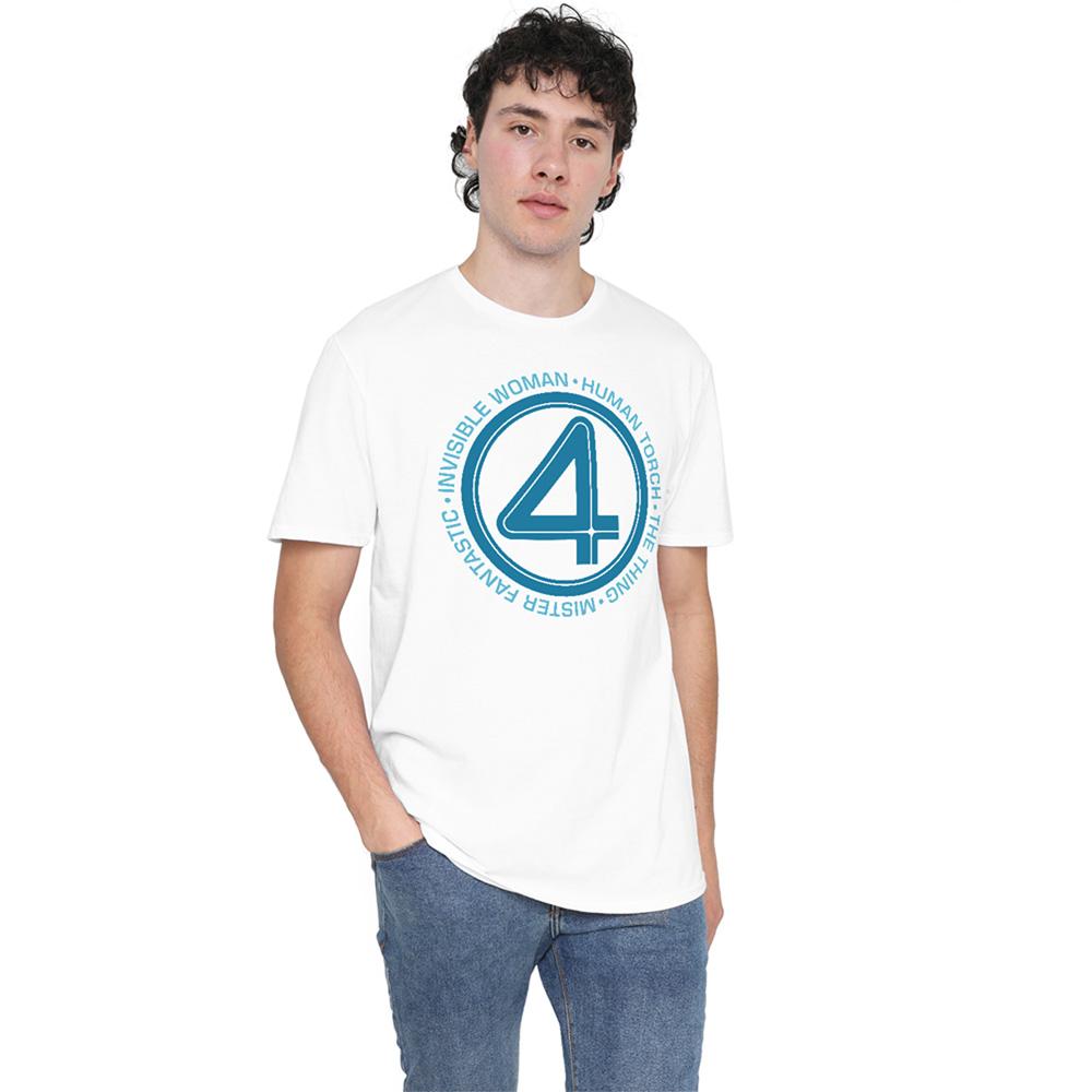 Fantastic Four Unisex Adult Superhero Team T-Shirt