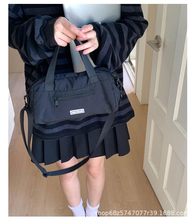 2025 new casual large-capacity handbag bag simple and lightweight travel bag nylon fashion shoulder messenger bag