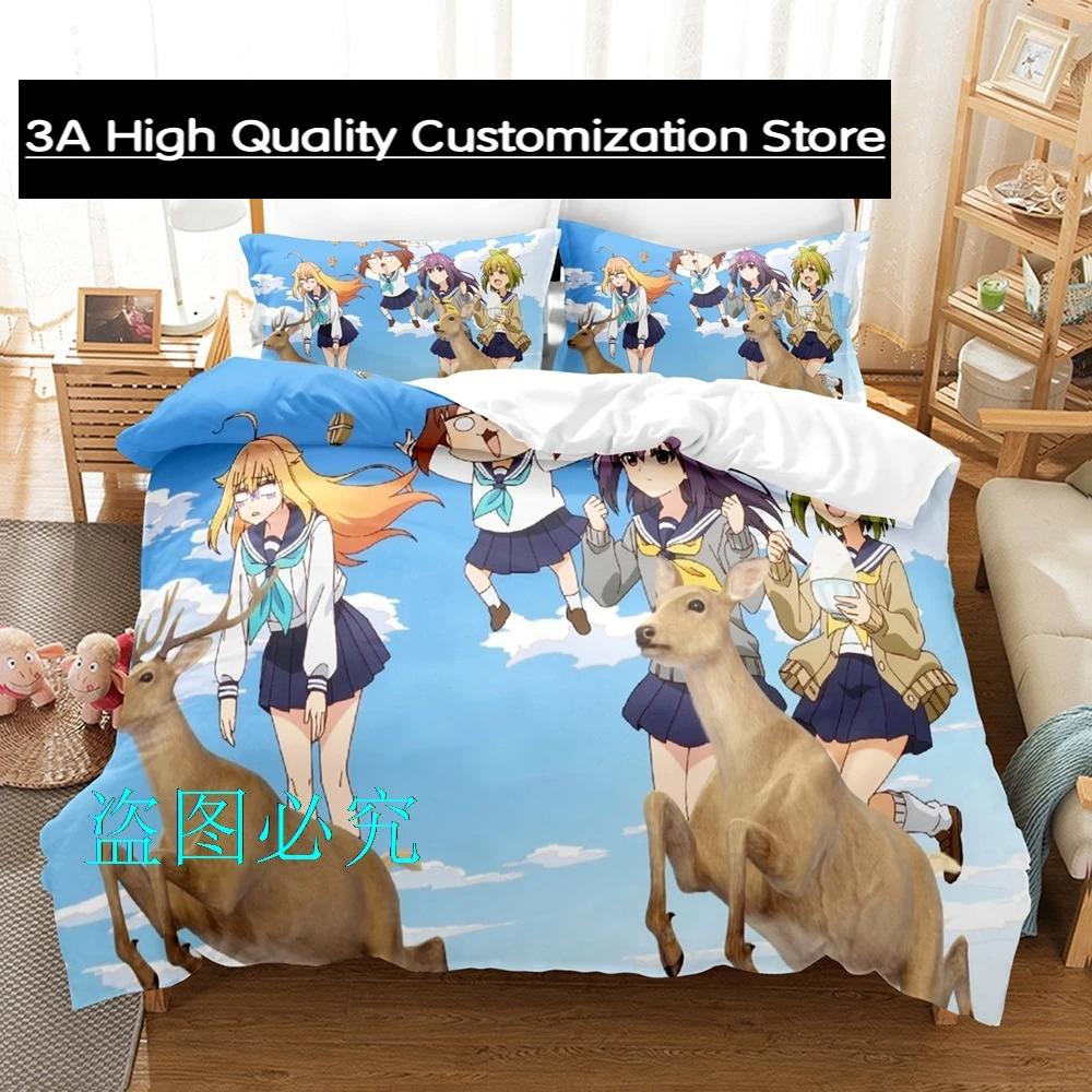 

Comforter Hot My Deer Friend Nokotan Bedding Set Single Twin Full Queen King Size Bed Set Aldult Boy Bedroom s Bed Comforter (quilt)-EU Single(135*200cm)3pcs
