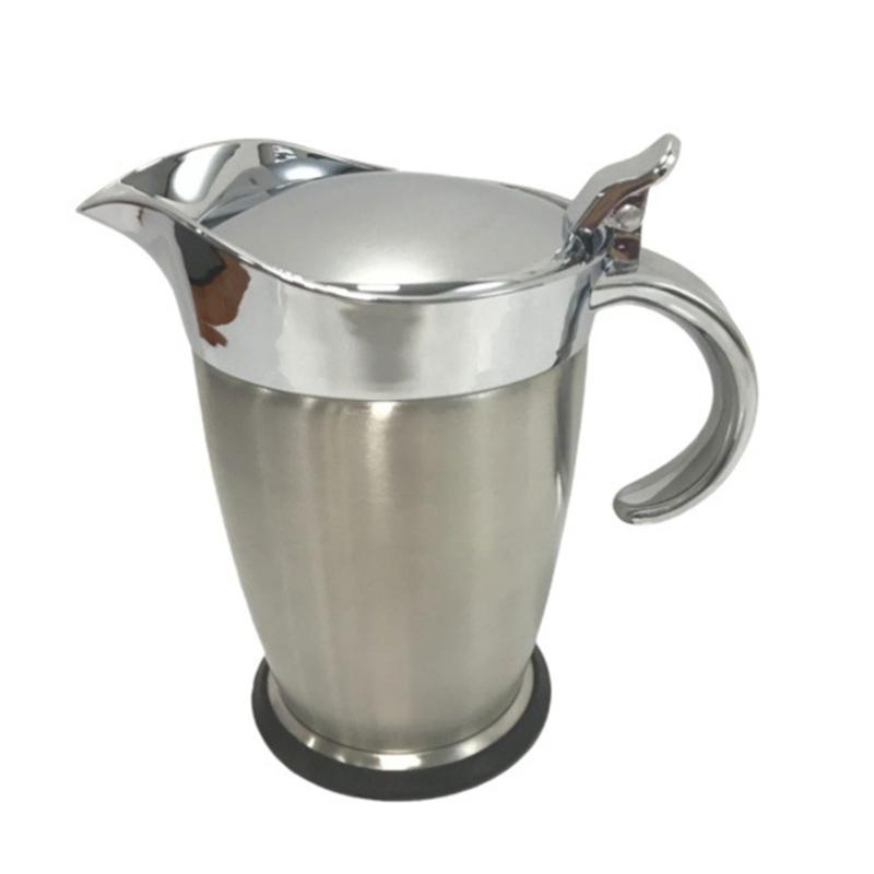 304 Stainless Steel Gravy Boats Double Insulation Technology Temperature Control Wide Mouth Designs Gravy Container 1