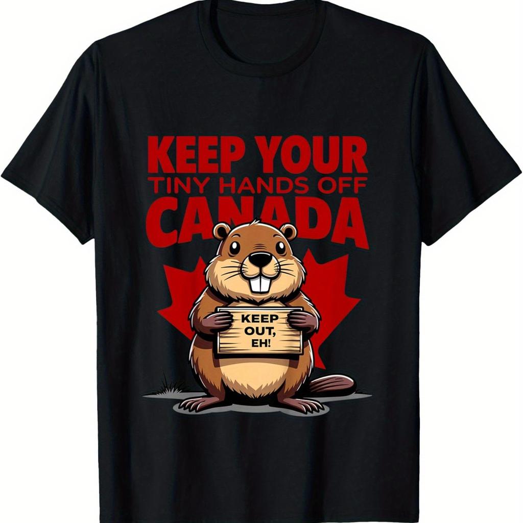 Keep Your Tiny Hands Off Canada Is Not For Sale Funny Women Unisex T-shirt