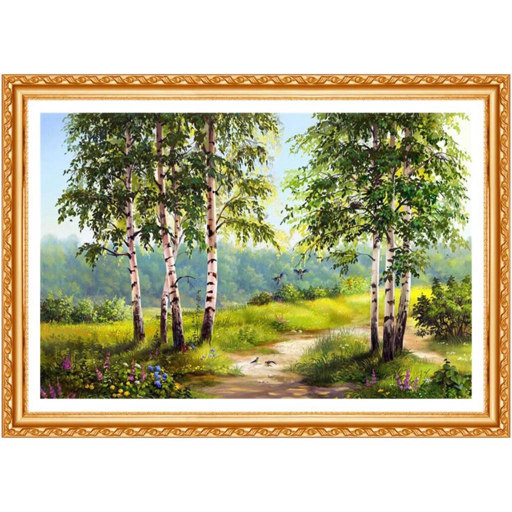 Diamantový obraz Diamantová výšivka Příroda 5d Diy Diamantový obraz Celokulatý diamantový obraz