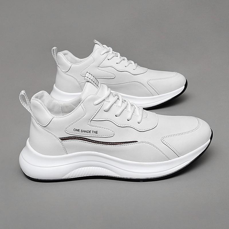 

Inner Height Increasing Men s Shoes Thick Sole Men s Leather Casual Sports Shoes Height Increasing Shoes for Men 44