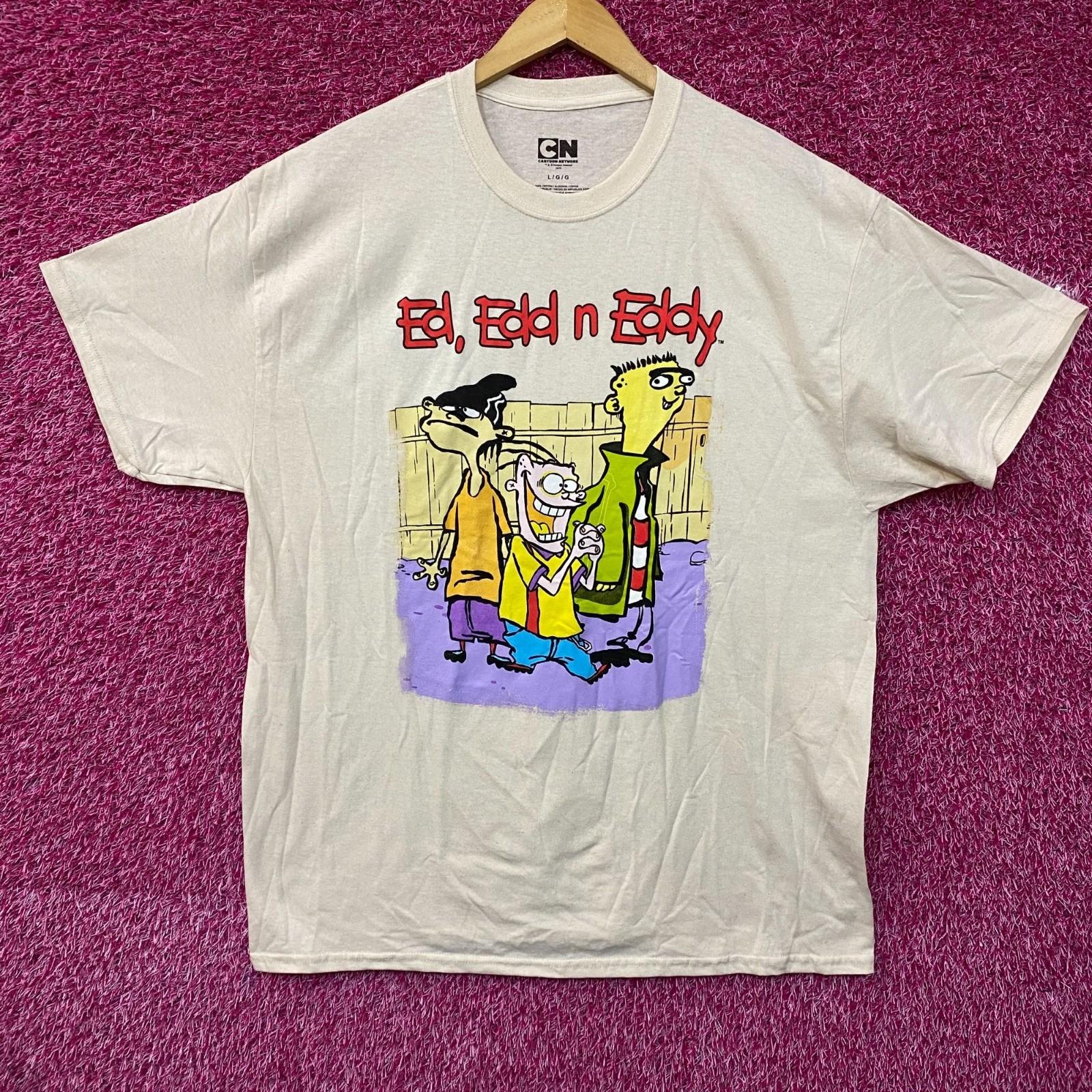 Мультяшная футболка Cartoon Network Эда, Эдда и Эдди в ретро-стиле L