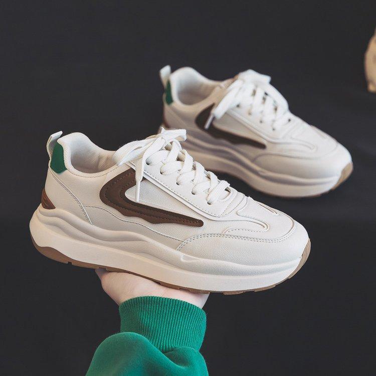 Spring Forrest Gump Dad Shoes Women's Shoes  New Women's White Shoes Autumn All-Matching Casual Sports Skate Shoes Women
