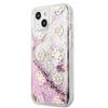 Etui do iPhone 13 mini Guess Liquid Glitter Różowe