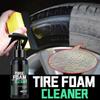 Tire Coating Spray Tire Rim Cleaner Cleaning Spray Hydrophobic Automotive Polish Cleaning Tools For Rubber Maintenance Washing