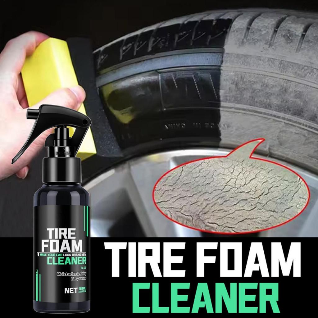 Tire Coating Spray Tire Rim Cleaner Cleaning Spray Hydrophobic Automotive Polish Cleaning Tools For Rubber Maintenance Washing