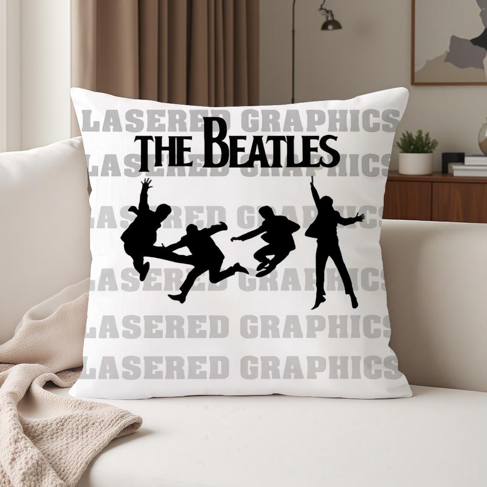 Music T-The Band B-Beatles Cool Pillow Case Suitable For Bedrooms Living Rooms Cars Home Decoration