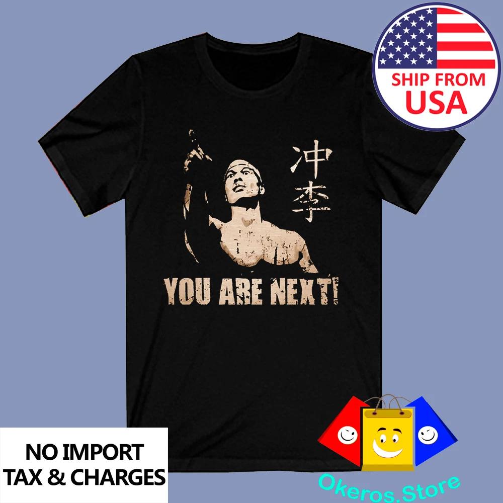 BOLO YEUNG Blood Sport Movie Men s Black Size S to 3XL 2XL