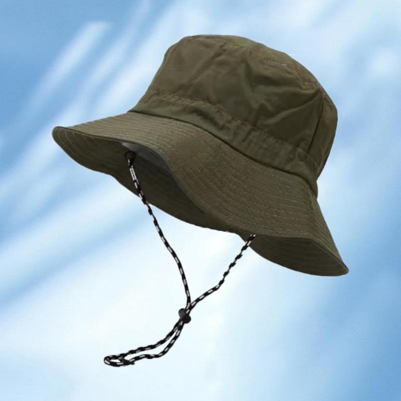 Summer waterproof storage bucket hat embroidered outdoor fishing climbing cap folding sunshade sun protection cap