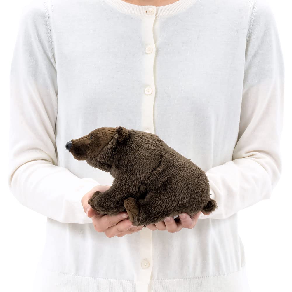 Carolata Brown Bear Plush Toy Realistic Stuffed Bear Animal Toy Doll Gift Present Birthday Christmas Present (Sitting Series/Soft Touch) (Twice