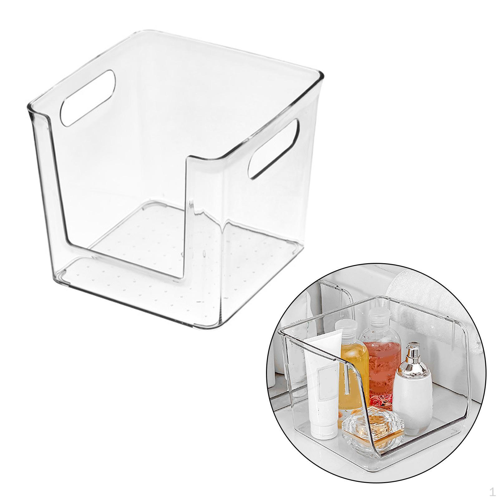 

Контейнерная коробка, настольная полка для хранения, домашний туалетный столик, ванная комната, кухня, офис, органайзер, продукт 21.5x15.5x17.5CM