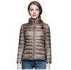 Fashion Women Lightweight Down Jacket Winter Jackets Slim Long Sleeve Overcoat