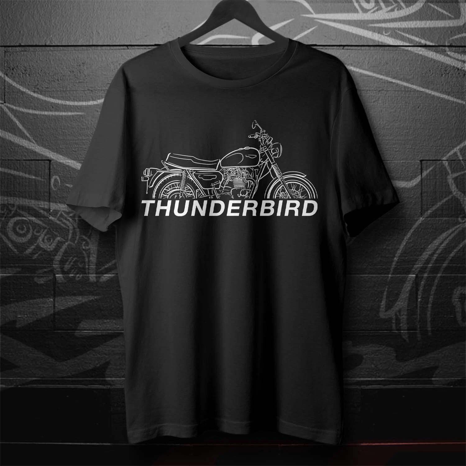 Illustration for a Triumph TR65 Thunderbird 1981-1983 fans - Motorcycle T shirt XL