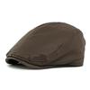 Retro PU Cap Men's Beret British Retro Progressive Cap Women's Peaked Cap