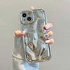Luxury Glossy Laser Meteorite Texture Plating Case For iPhone 11 12 13 14 15 16 Pro Max XS XR 7 8 Plus  Fashion Shockproof Cover