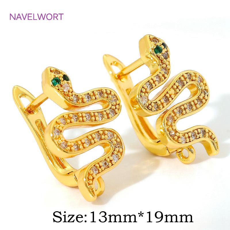 Crochets de Boucles d'Oreilles Plaqués Or 18K Fermoirs Laiton Accessoires de Boucles d'Oreilles Fil d'Oreille Pour Fabrication de Boucles d'Oreilles Apprêts, Accessoires de Fabrication de Boucles d'Oreilles DIY