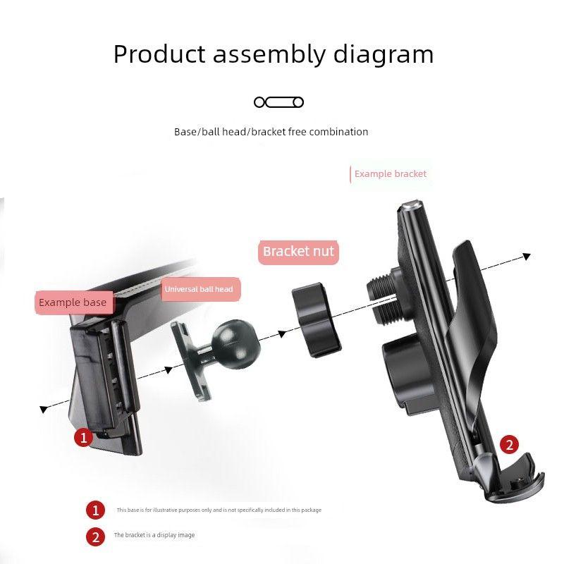 Applicable to Volkswagen Teramont/X/Weiran Special Car Dedicated Phone on-Board Bracket Base Modified Pieces Car Supplies