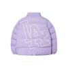 MLB Basic Logo Los Angeles Dodgers Logo Stand Collar Comfortable Bread Jacket Down Jacket Winter Unisex Jacket Light-Purple 3ADJB0116-07LDL