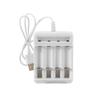 1Pc Aaa And Aa Rechargeable Battery Station High-Speed Usb 3/4 Slot Fast Rechargeable Battery Charger Short Circuit Protection