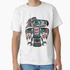 Haida Tlingit Native Raven Totem Designed And Sold By Wyhminxdxfr15 Vintage Washed Fashion Stylish Top For Everyday Wear Homme
