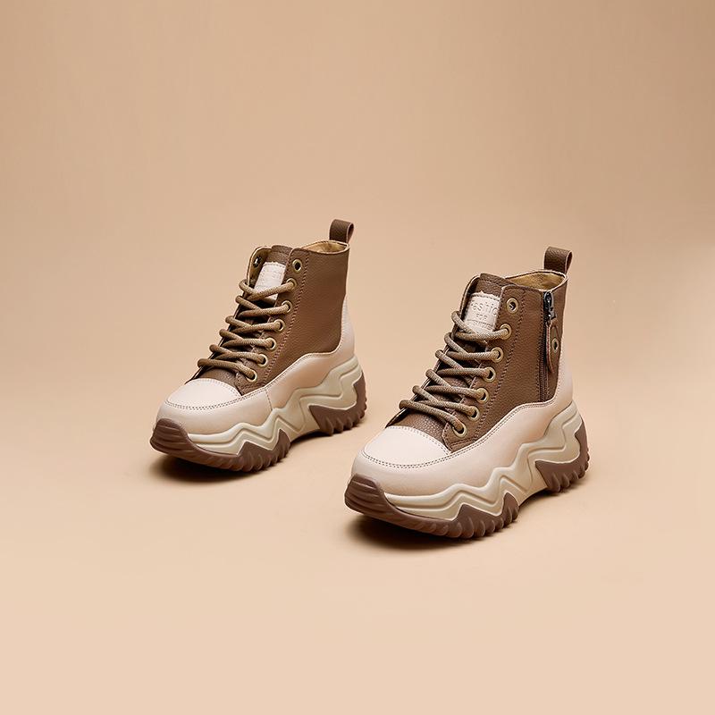 Thick-soled heightening dad shoes for women to wear outside autumn and winter new thick-soled children's casual velvet sports women's shoes