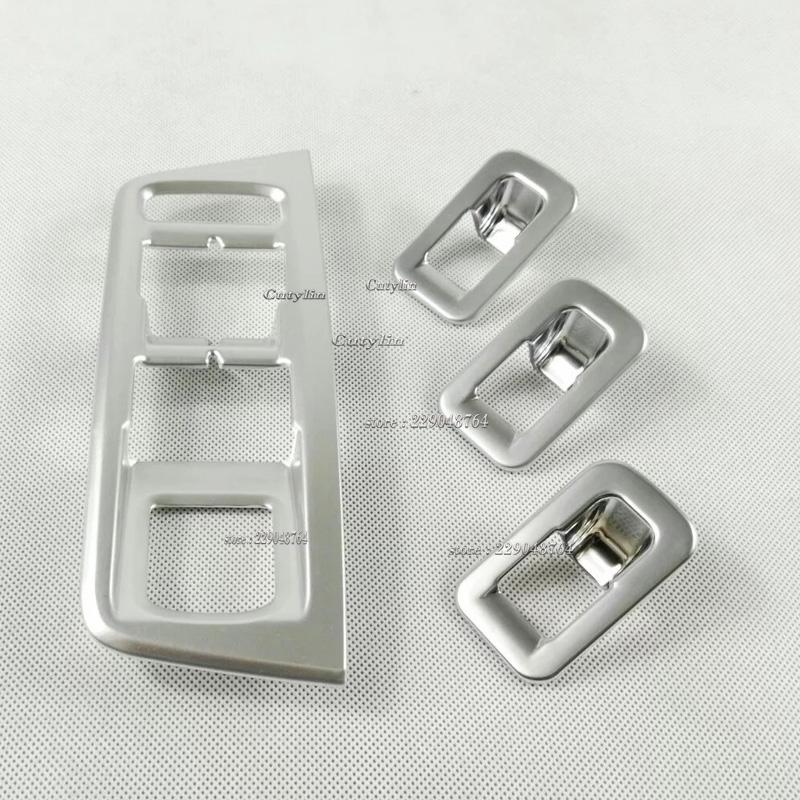 For Volkswagen Touran 2016 2017 2018 Accessories Interior Door Window Switch Cover Trims Sticker Door Window Panel Trim